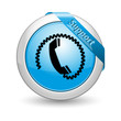 Hotline Button Blau