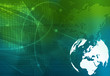 Europe map technology style Europe map technology style