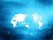 world map technology style.. world map technology style..