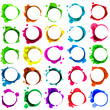 Abstract colorful speech bubble. EPS 8