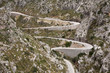 Serpentinen der Calobra Passstraße