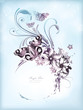 Vector: Vintage and floral spring or summer background Vintage and floral spring or summer background