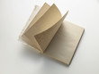 opening book - quaderno che si sta aprendo