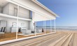 3d Terrasse am Strand