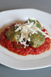 gnocchi verdi agli spinaci con pomodoro e ricotta