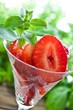 Erdbeeren und Stevia