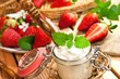 Erdbeeren - Quarkspeise
