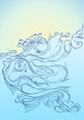 splashing water