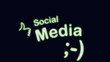 Social Media Diagram Animation on Black Social Media Diagram Animation on Black