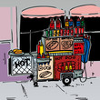 Vector: Hot Dog seller Hot Dog seller