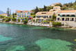 Traditional village of Fiscardo at Kefalonia island