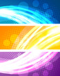 Set of bright banners Set of bright banners
