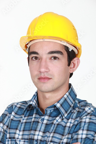 Photo: Young male builder Young male builder