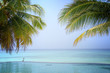 Luxury tropical Infinity Pool on the Maldives