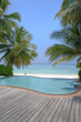 Luxury tropical Infinity Pool on the Maldives