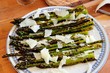 Grilled asparagus