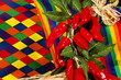 Red Hot Peppers on Material