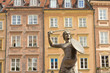 Sights of Poland. Symbol of Warsaw - Mermaid.