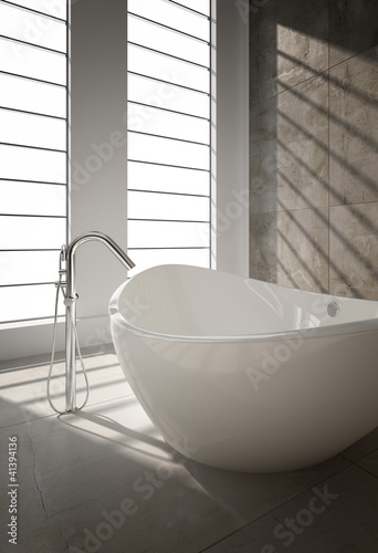 Illustration: Modern Luxury Bathroom Design Interior Modern Luxury Bathroom Design Interior