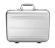 Photo: modern silver briefcase isolated on white (clipping path) modern silver briefcase isolated on white (clipping path)