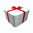 gift box over white background gift box over white background