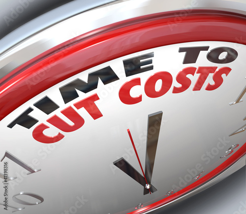Illustration: Time to Cut Costs Reduce Spending Lower Budget Time to Cut Costs Reduce Spending Lower Budget