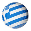 Soccer ball. Flag of Greece Soccer ball. Flag of Greece