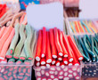 Candy jelly sweetd colorful stripes selective focus Candy jelly sweetd colorful stripes selective focus