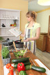 woman cooking