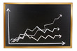 Lines on blackboard