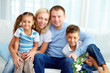 Family at home