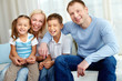 Joyful family