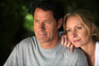 Landscape of mature romantic couple Landscape of mature romantic couple
