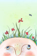 Summer flowers head