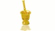 golden Antique with white background golden Antique with white background