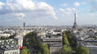 panorama over Paris