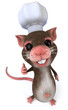 canvas print picture - Souris chef