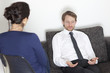 Foto: Businessman at psychoanalysis Businessman at psychoanalysis