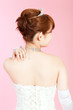 Beautiful asian woman dressed as a bride Beautiful asian woman dressed as a bride