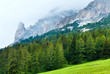 Dolomites mountain summer view