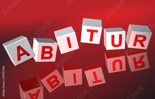 Illustration: 3D Fallende Wuerfel - ABITUR 3D Fallende Wuerfel - ABITUR