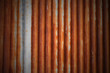 Rusty on zinc metal plate texture