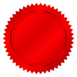 Vector illustration of red seal