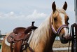 Haflinger light brown horse outdoor in natural light Haflinger light brown horse outdoor in natural light