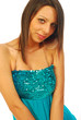 Beautiful brunette wearing an elegant evening dress 033 Beautiful brunette wearing an elegant evening dress 033