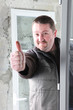 Window fitter satisfied with work