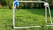 Video: Football player shooting three goals Football player shooting three goals