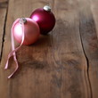 Rahmen Christbaumkugel rosa und pink, quadratisch Rahmen Christbaumkugel rosa und pink, quadratisch