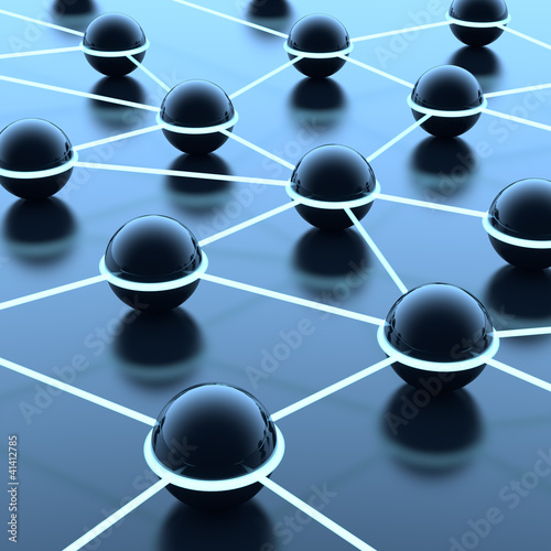 Illustration: Netzwerk und Internet Netzwerk und Internet
