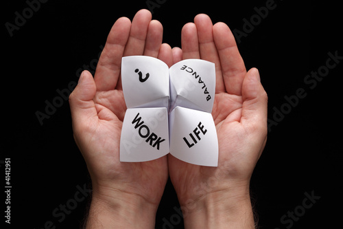 Photo: Work life balance choices Work life balance choices